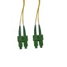 Cordon FO Duplex monomode 9/125 SC APC/SC APC - 7m