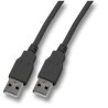 Cordon USB 2.0 A-A M / M Noir - 3m