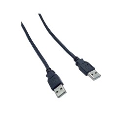 Cordon USB2.0 A-A M/M HQ - AWG28+20 - Noir - 3m