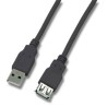 Rallonge USB 2.0 A-A M / F Noir - 3m