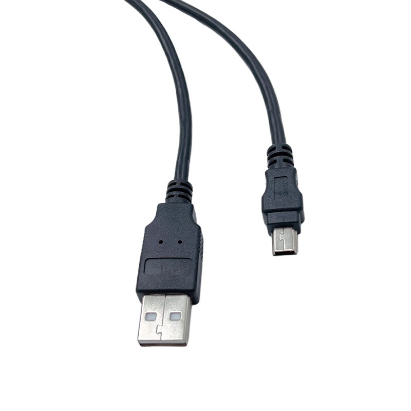 Cordon USB 2.0 A-MiniB M / M Noir - 1m 