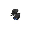 Adaptateur USB3.1 type C mâle vers USB3.0 type A Femelle - monobloc