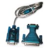 Adaptateur USB 2.0 - Série RS-232 DB9+Adapt DB9/DB25 1.4m Win XP 7.8