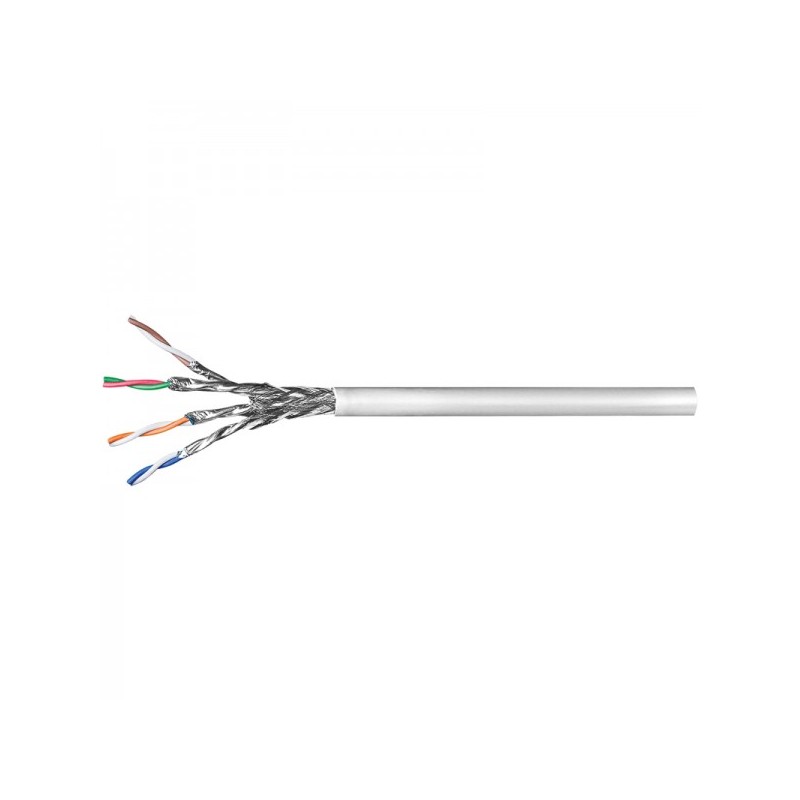 Câble SFTP monobrin Cat 6 Gris - 305m - CCA