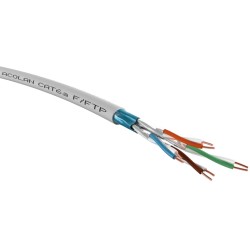 ACOME - Câble Monobrin - Cat6a F/FTP - 4 paires LSOH Ivoire - T500m