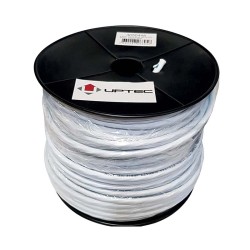 UPTEC - Câble monobrin Cat 6 FTP Blanc - 100m - LSOH