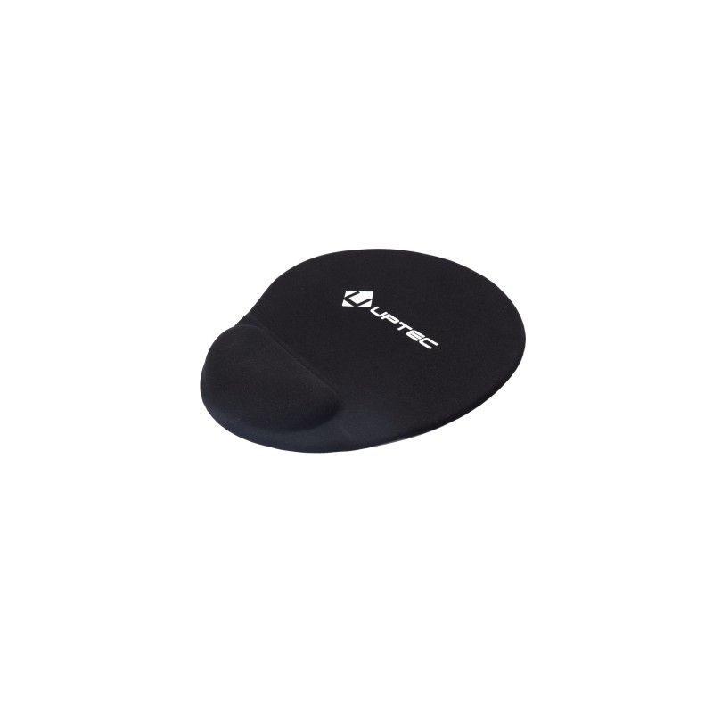 UPTEC - Tapis de souris NOIR avec repose poignet en gel