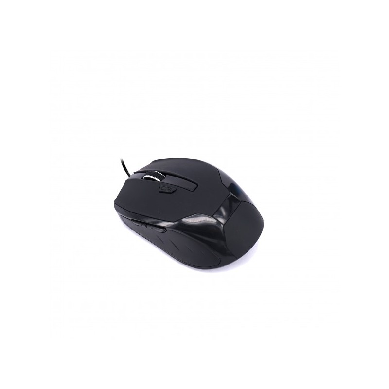 Souris UPTEC optique noire 5 boutons + 1 molette - USB - 1600dpi - 2m