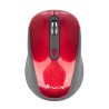 Souris optique sans fil rouge - 2.4Ghz - 800/1600 dpi - NGS