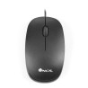 Souris optique filaire scroll +  2 boutons noire 1000 dpi - NGS 