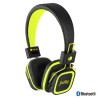 Casque audio Bluetooth pliant avec emplacement micro sd jaune - NGS