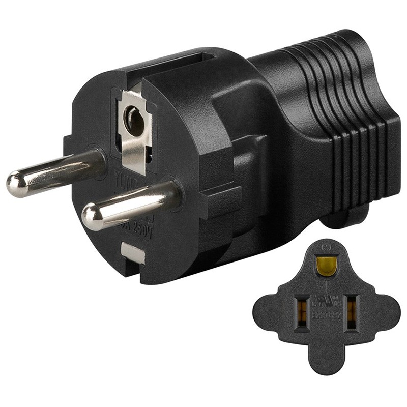 Adaptateur USA vers 2P+T France