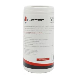 UPTEC - Boite de 100 lingettes désinfectantes virucides
