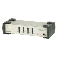 ATEN - CS1734B -Commutateur KVMP™ VGA/audio PS/2-USB 4 ports avec OSD