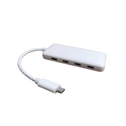 Hub USB-C - 4 ports USB-C auto-alimenté