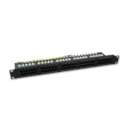 UPTEC - Panneau téléphonique 1U Cat 3 50 ports 3-6/4-5