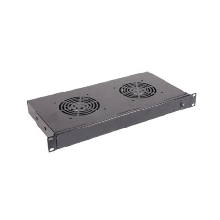 UPTEC - Tiroir de ventilation rackable 1U (2 ventilateurs)