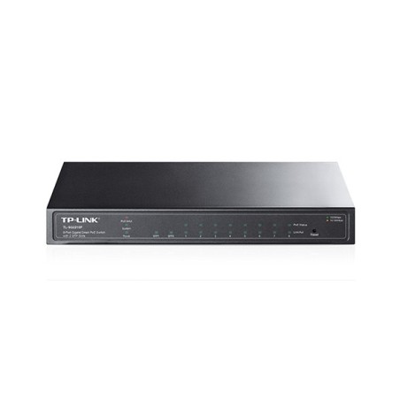 TP-LINK - Switch 8 ports Giga PoE + 2 ports SFP - Métal - TL-SG2210P