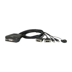 ATEN - CS22D -  Commutateur KVM câble DVI USB - 2 ports