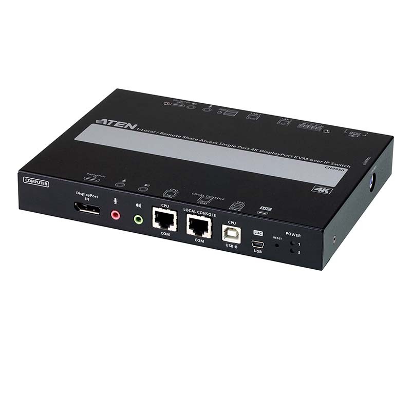 ATEN - CN9950 - Commutateur KVM DP 4K 1 port sur IP partage local/dis