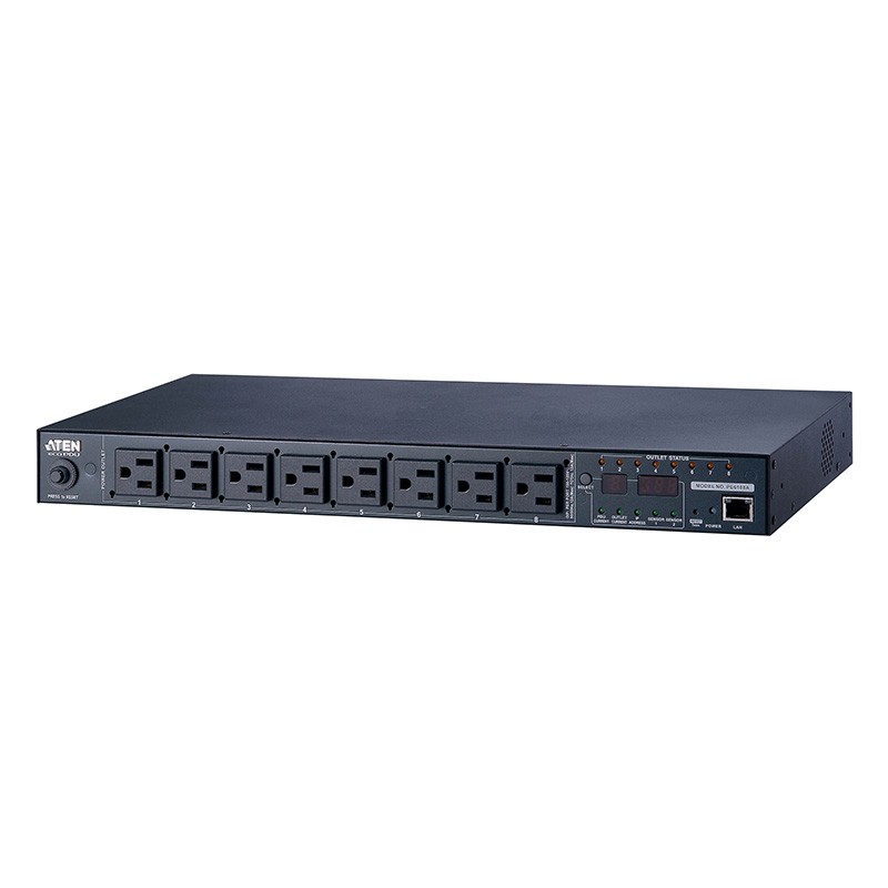 ATEN - PE6108G - PDU mesurée & commutée sortie 8xC13 - 1U