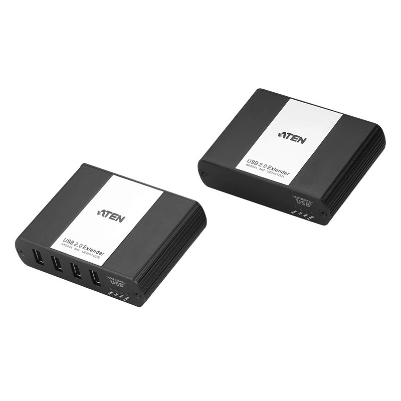 ATEN - UEH4102 -Système d'extension sur réseau local Cat5 USB2.0 à 4p