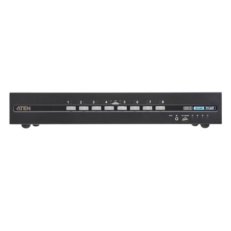 ATEN-CS1148D4C-Commutateur KVM sécu à double écran DVI 8ports avc CAC