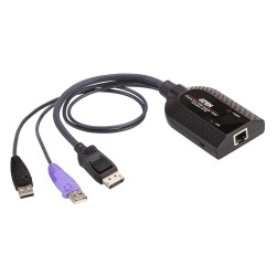 ATEN - KA7169 - Adaptateur de support virtuel DP/USB + Smart Card