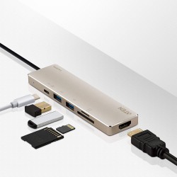 ATEN - UH3239 - Mini station d’accueil multiport USB-C ac trans. puis