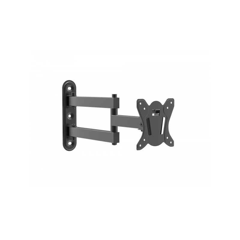 Support écran UPTEC articulé noir 10-27" - 30Kg max - Vesa 75/100