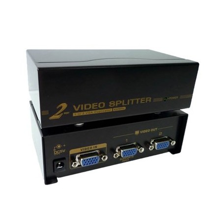 Splitter VGA 2 ports - 450 Mhz - 2048x1536@60Hz 