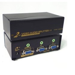 Splitter VGA + Audio 2 ports - 450MHz - 2048x1536@60Hz