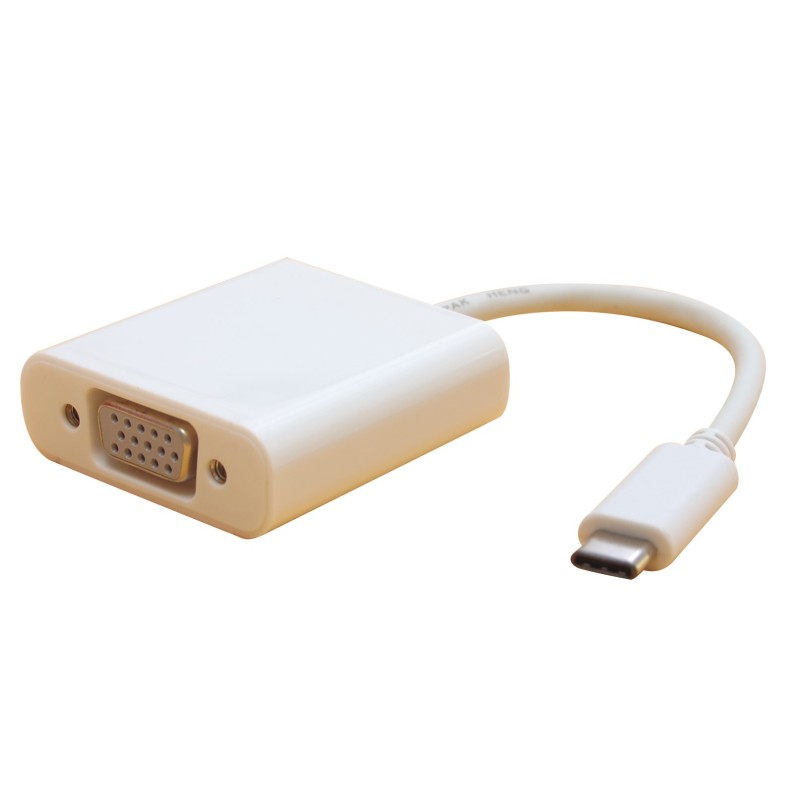 Adaptateur USB3.1 type C mâle vers VGA Femelle - 0.2m