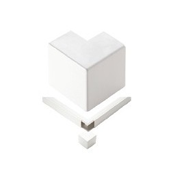 Angle externe 90° pour moulure 40x25 - Lot de 10