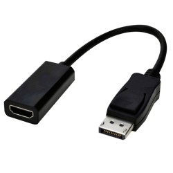 Adaptateur DisplayPort 1.4 M vers HDMI 2.0 F - Actif - AWG32 - 0.20m