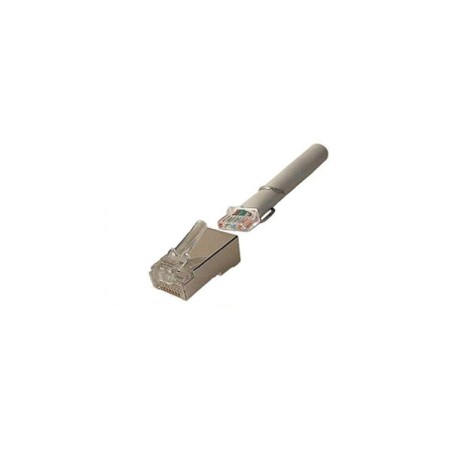 Connecteur RJ45 Cat 6 STP contacts décalés avec peigne - 10 pcs