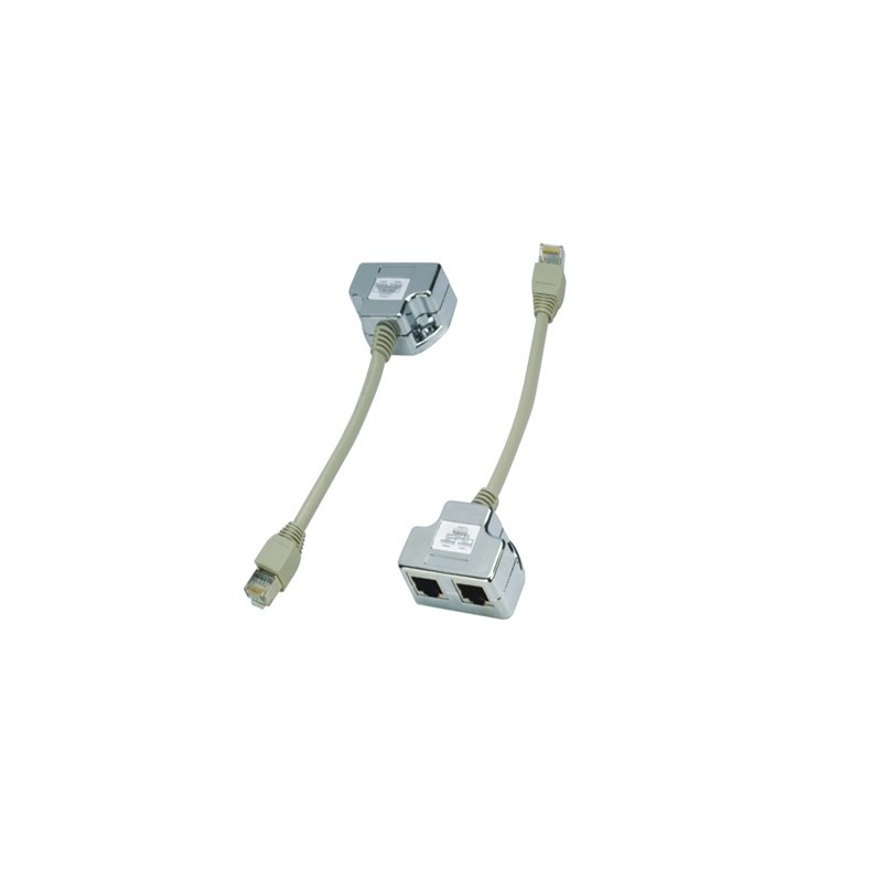 Eclateur de paires Cat 5e STP M / F / F - 0.15m