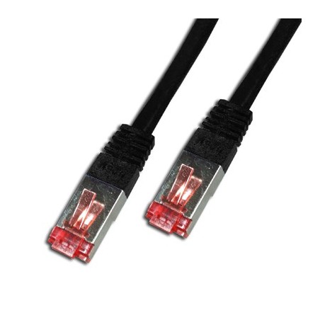 Cordon Cat 6 SSTP Noir LSOH