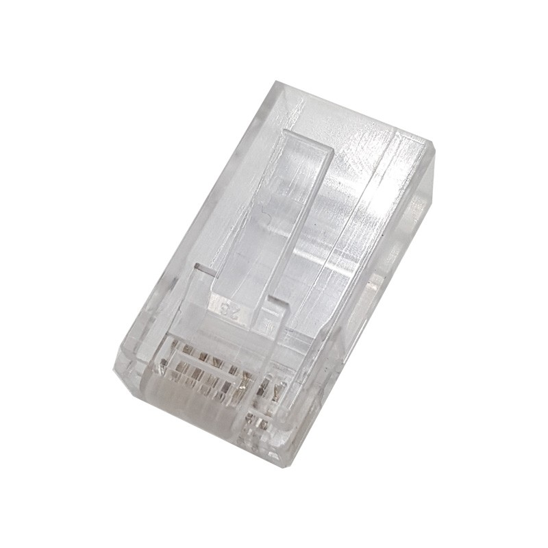 Connecteur RJ45 Cat 6 UTP contacts décalés avec peigne - 10 pcs