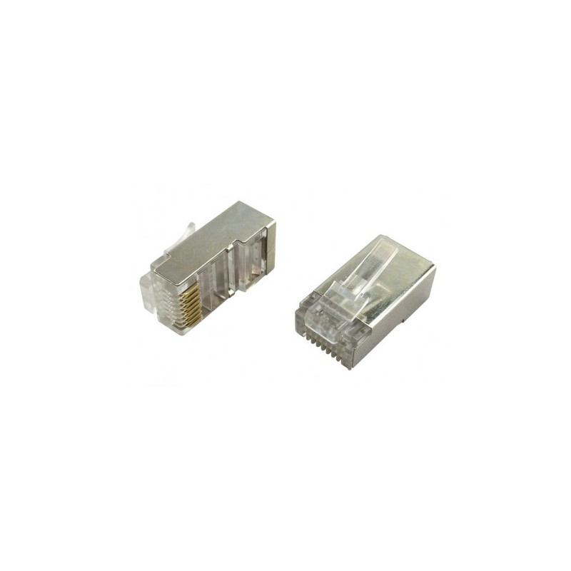 Connecteur RJ45 Cat 6 blindé spécial tous câbles - Prix unitaire