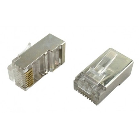 Connecteur RJ45 Cat 6 blindé spécial tous câbles - Prix unitaire