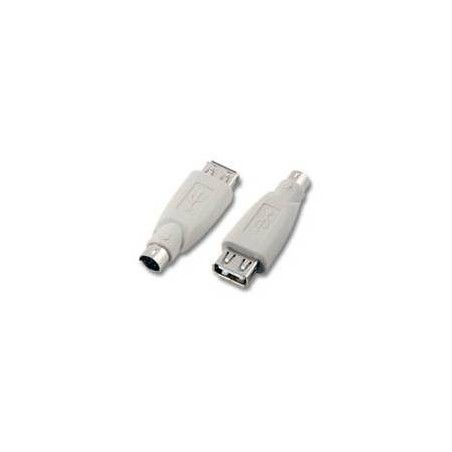 Adaptateur USB femelle vers PS/2 mâle  monobloc