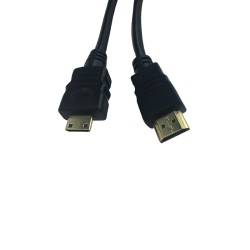 Cordon HDMI type A vers Mini HDMI type C connecteurs OR - M/M - 2m