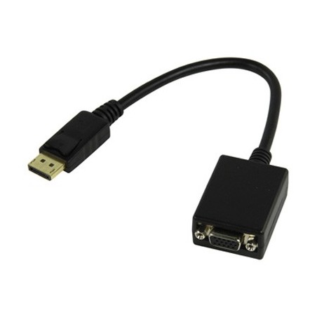 Adaptateur DisplayPort 1.2 M vers VGA F - AWG30 - 0.20m