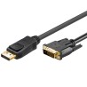 Cordon DisplayPort 1.1 M vers DVI-D (24+1) Mâle - AWG30 - 1.80m