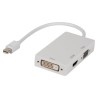 Adaptateur Combo Mini-DisplayPort - DVI + VGA + HDMI - 0.20m