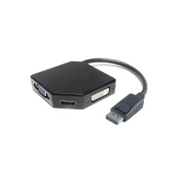 Adaptateur Combo DisplayPort M vers HDMI F+DVI F+VGA F