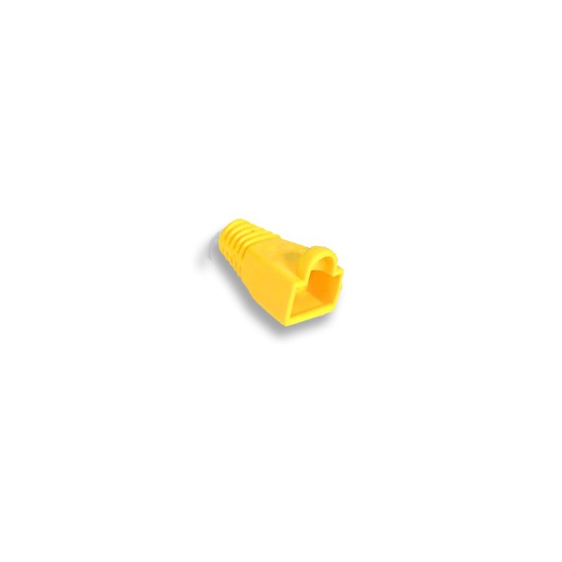 Manchon Jaune pour RJ45 - Diam 6.1mm - Paquet de 10 pcs