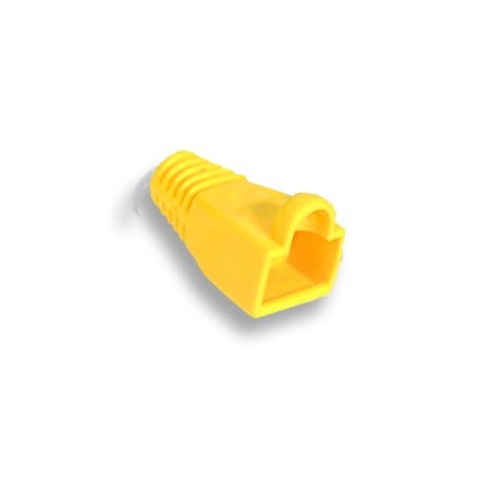 Manchon Jaune pour RJ45 - Diam 6.1mm - Paquet de 10 pcs