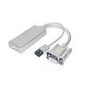 Adaptateur VGA+USB M vers HDMI F (Full HD 60Hz) - 0.2m